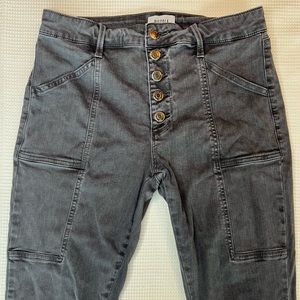 Pistola high waisted black stretchy skinny jeans size 29